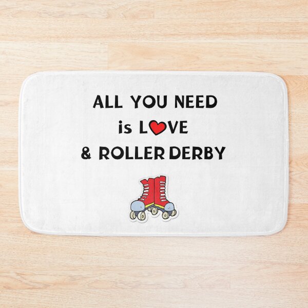 Item preview, All you need is love and roller derby designed and sold by TheGreenGoat.