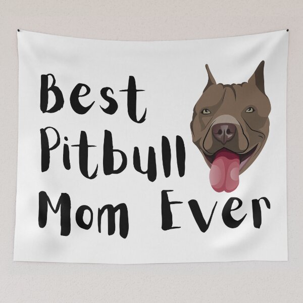 Item preview, Best Pitbull mom best dog mom ever designed and sold by OneTimeEngineer.