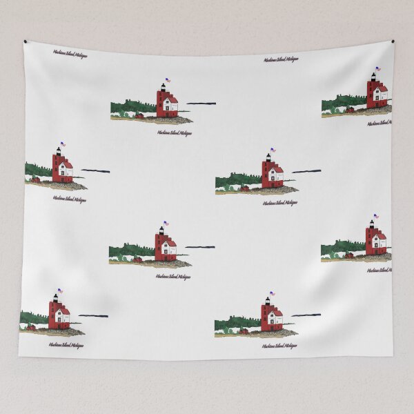 Item preview, Mackinac Island, Michigan lighthouse,. designed and sold by Faramira11.