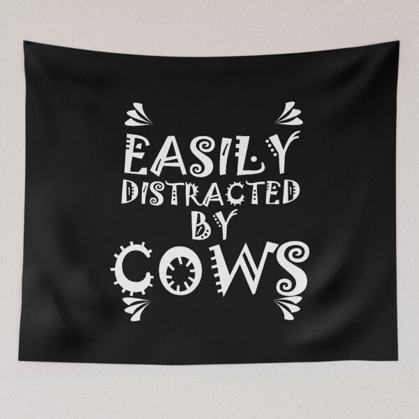 Item preview, Easily Distracted by Cows Shirt designed and sold by BoxHM.