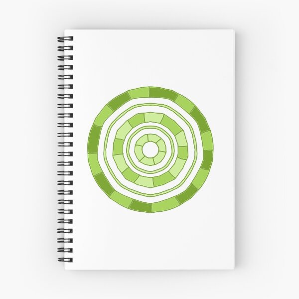 Item preview, Symmetrical circles lined in green designed and sold by NickiBraun.