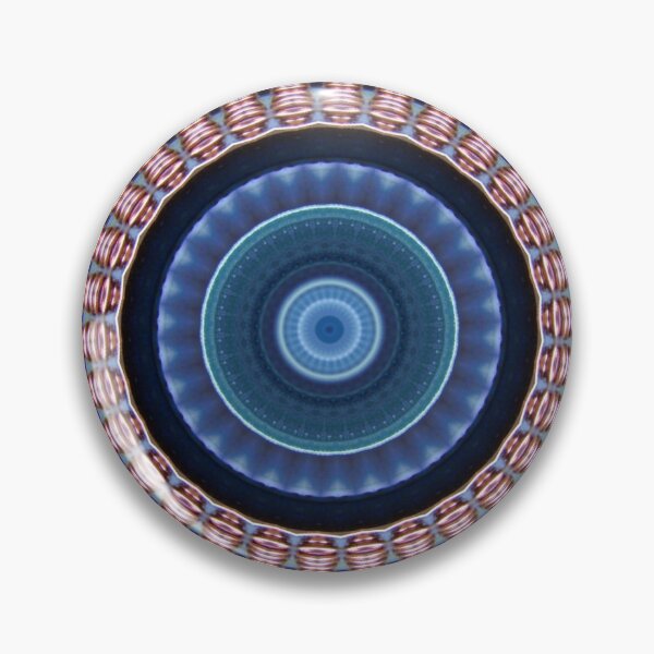 Item preview, Kaleidoscopic Copper Coils on blue designed and sold by Terry Senior.