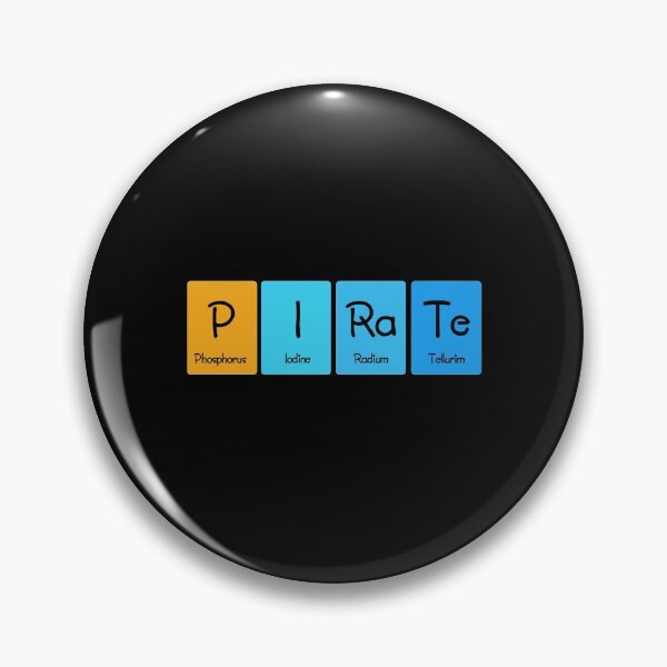 Item preview, Pirate Chemistry Periodic Table Science Pun designed and sold by WarmlyGreetings.