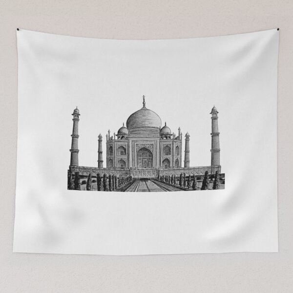 Item preview, Taj Mahal indian art  designed and sold by jaivikartist.
