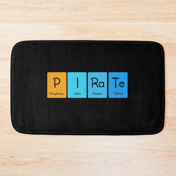 Item preview, Pirate Chemistry Periodic Table Science Pun designed and sold by WarmlyGreetings.