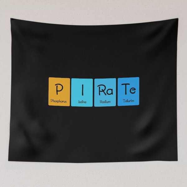 Item preview, Pirate Chemistry Periodic Table Science Pun designed and sold by WarmlyGreetings.