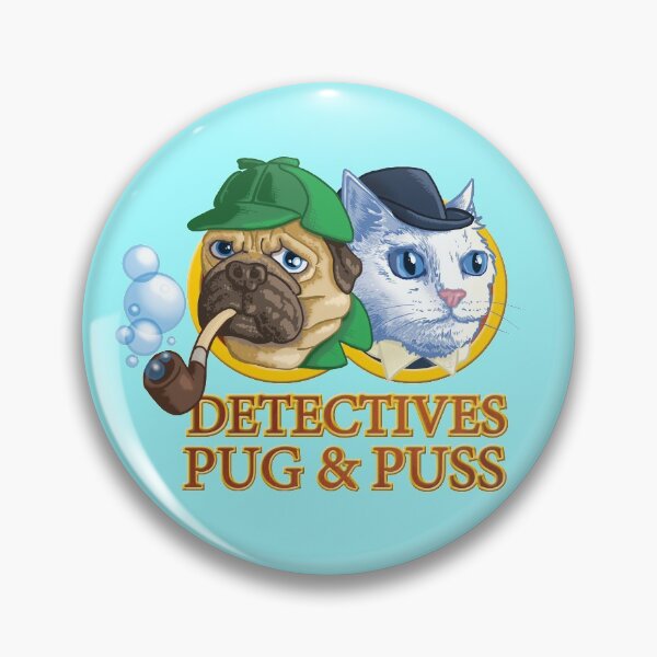 Item preview, Detectives Pug & Puss designed and sold by key-creations.