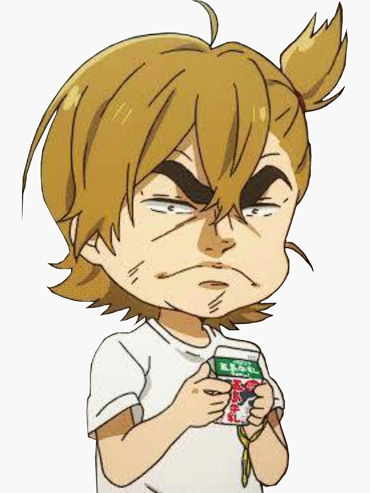 Barakamon Anime Naru Kotoishi Meme Face - Barakamon - Sticker