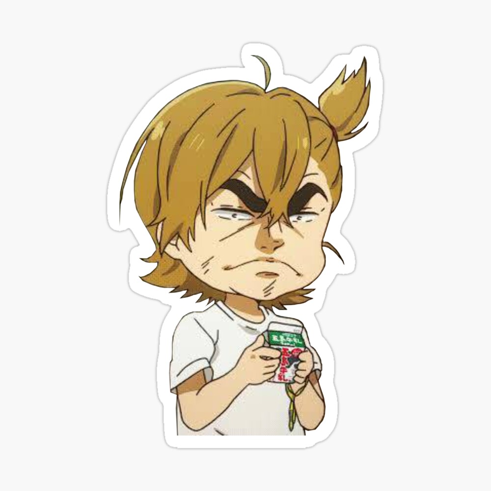 barakamon selfie Sticker for Sale by animedesigne4u