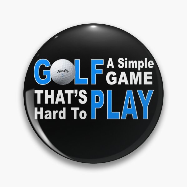 Item preview, Golf a Simple Game That's Hard to Play! designed and sold by crushshirts.