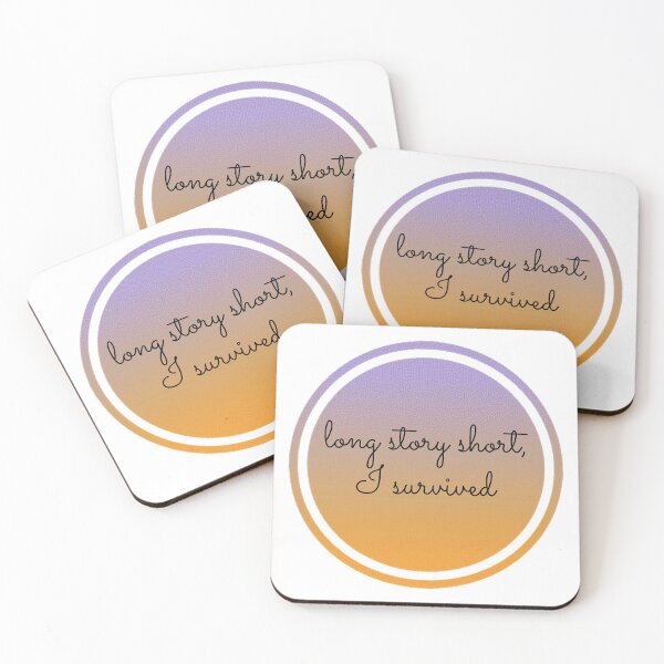 Item preview, Long Story Short I Survived Funny Cute Pretty Gift designed and sold by cattiktoks1718.