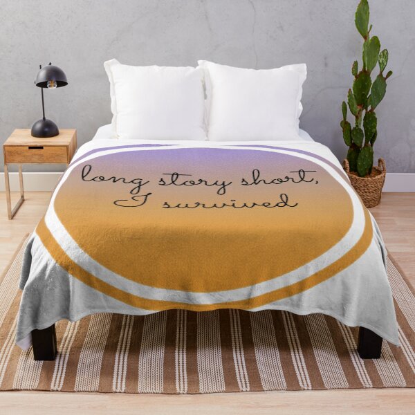 Item preview, Long Story Short I Survived Funny Cute Pretty Gift designed and sold by cattiktoks1718.