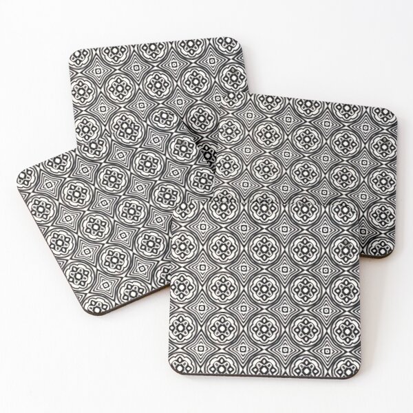 Item preview, Moroccan Black and White Pattern designed and sold by kayodeDesign.