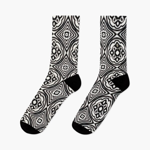 Item preview, Moroccan Black and White Pattern designed and sold by kayodeDesign.