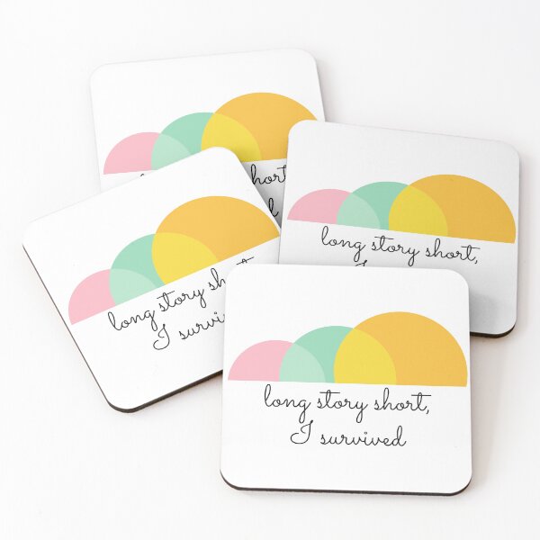 Item preview, Long Story Short I Survived Funny Cute Pretty Gift designed and sold by cattiktoks1718.
