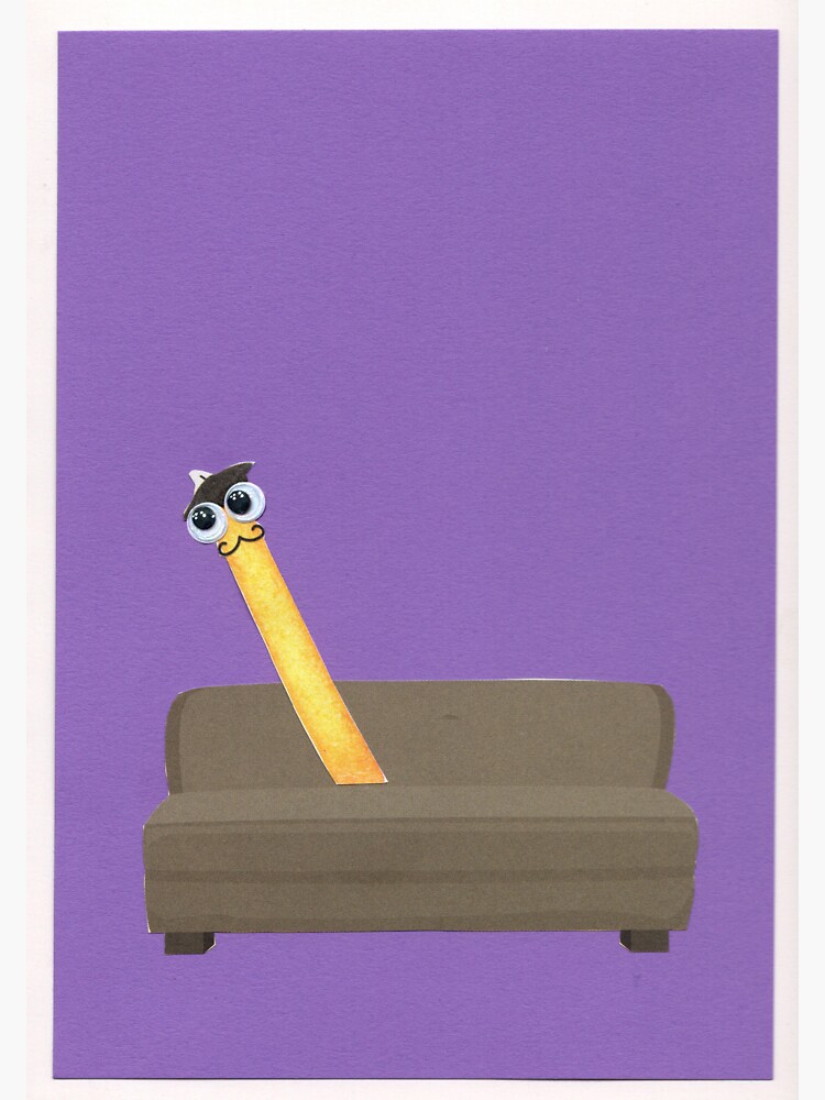 "French Fried Couch Potato" Sticker for Sale by DumpsterCards Redbubble