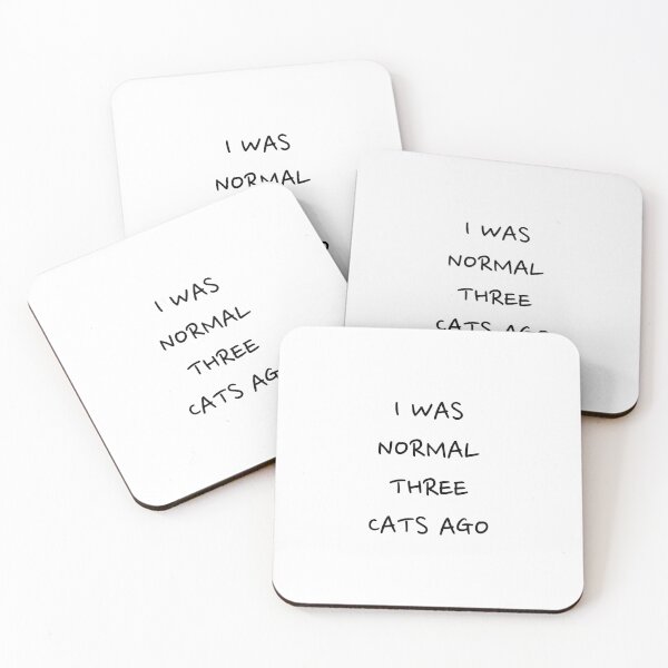 Item preview, I was normal three cats ago, Cat lover gift, Cat lady, Cat owner, Pet designed and sold by cyhdesign.