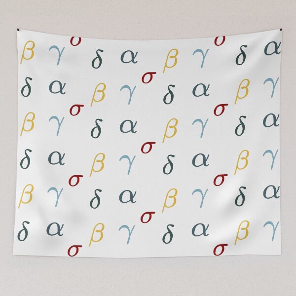 Item preview, Greek letters maths gifts designed and sold by Calligrapher66.