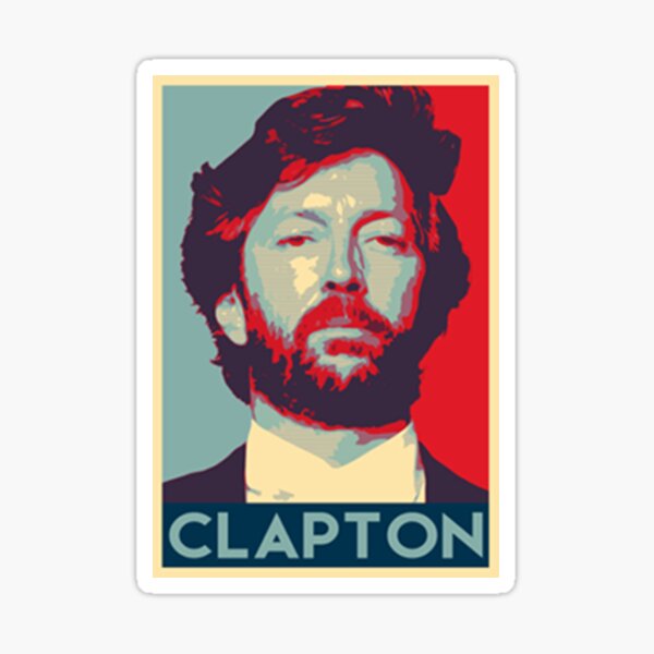 Eric Clapton Retro Vintage Sticker