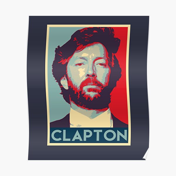 Eric Clapton Rétro Vintage Poster