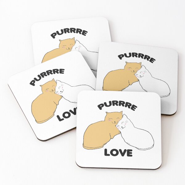 Item preview, Cute Cats Purrre Love Valentines Day designed and sold by YALPOShop.