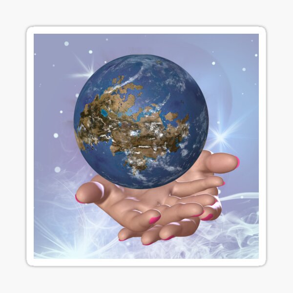 The World in our Hands Sticker