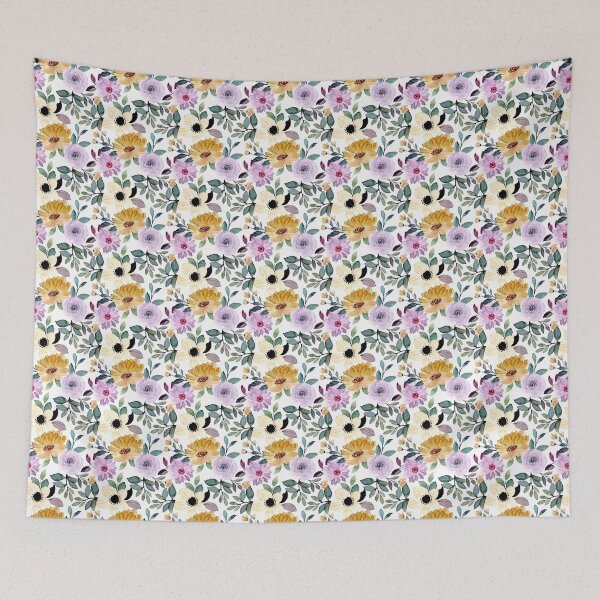 Item preview, Floral Watercolor Pattern Print Art Design designed and sold by Spot Sweet.