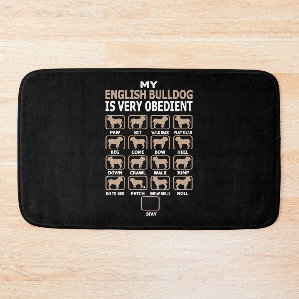 Item preview, English Bulldog Very Obedient Pet Lovers designed and sold by JamesClarke84.