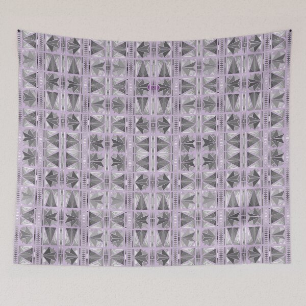 Item preview, purple star zuni pattern designed and sold by vincentbiollaz.