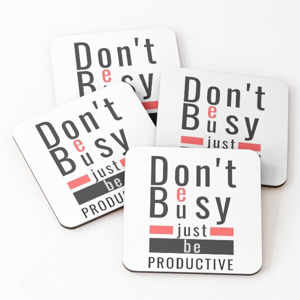 Item preview, Don't be busy. Just be productive designed and sold by InkTeeArt.