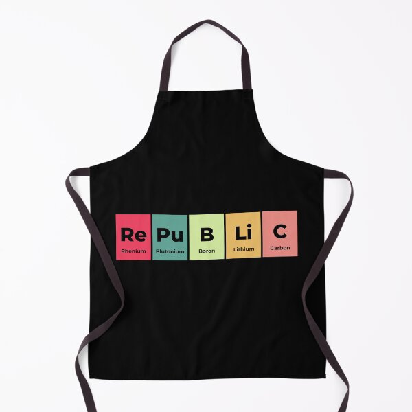 Item preview, Republic Funny Chemistry Periodic Table Science Joke designed and sold by WarmlyGreetings.