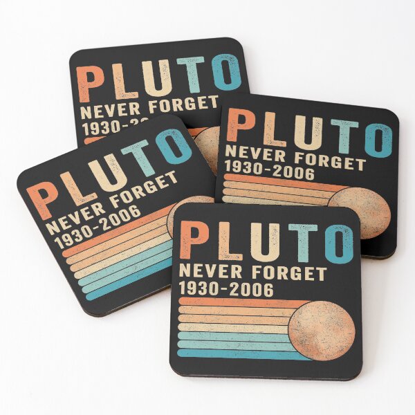 Item preview, Pluto Never Forger Funny Astronomy Dwarf Planet Joke designed and sold by honeyandcotton.