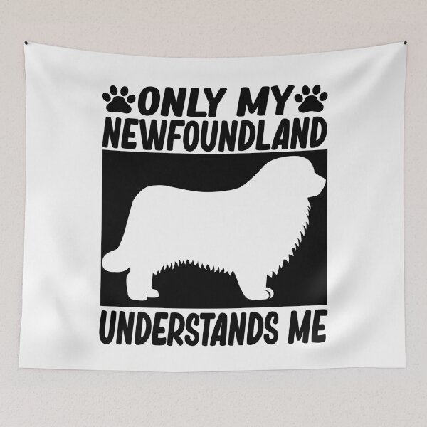 Item preview, only my newfoundland understands me funny newfoundland dog lover gift designed and sold by alaechamlal.