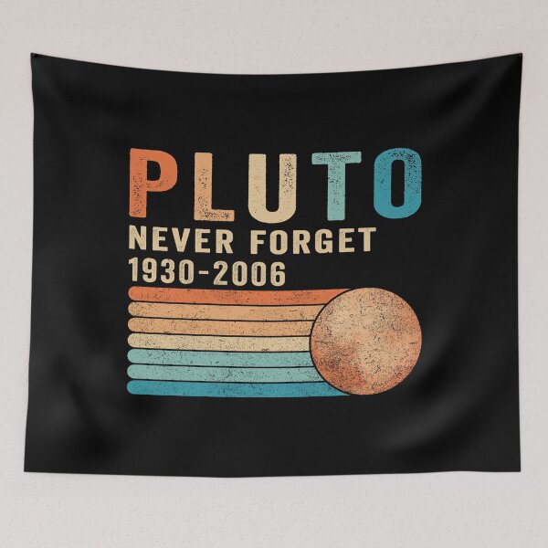 Item preview, Pluto Never Forger Funny Astronomy Dwarf Planet Joke designed and sold by honeyandcotton.