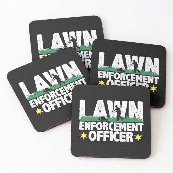 Item preview, Lawn Enforcement Officer Funny Gardening Mowing Lover Gift Lawn Mover Design designed and sold by alenaz.
