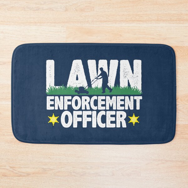 Item preview, Lawn Enforcement Officer Funny Gardening Mowing Lover Gift Lawn Mover Design designed and sold by alenaz.