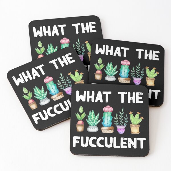 Item preview, What the Fucculent Funny Succulent Plant Lover designed and sold by honeyandcotton.
