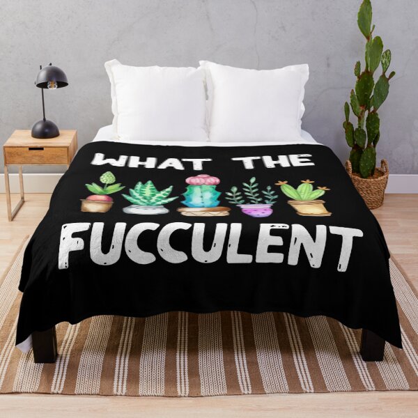 Item preview, What the Fucculent Funny Succulent Plant Lover designed and sold by honeyandcotton.