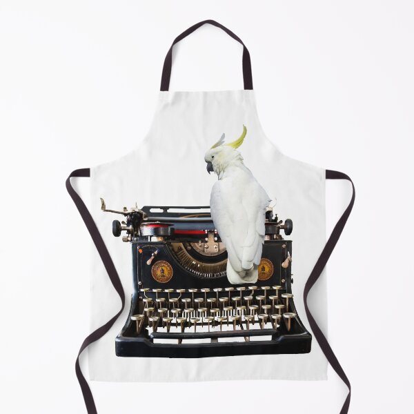 Item preview, Cockatoo Parrot Birds Typewriter Author Journalist designed and sold by Move-Art.