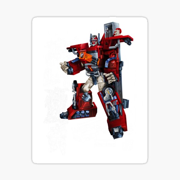 Robots In Disguise Optimus Prime Sticker For Sale By Draconis130 Redbubble 3830