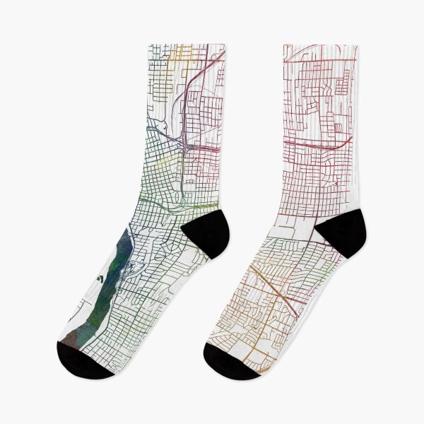 Item preview, Tulsa Watercolor Map by Zouzounio Art designed and sold by zouzounioart.