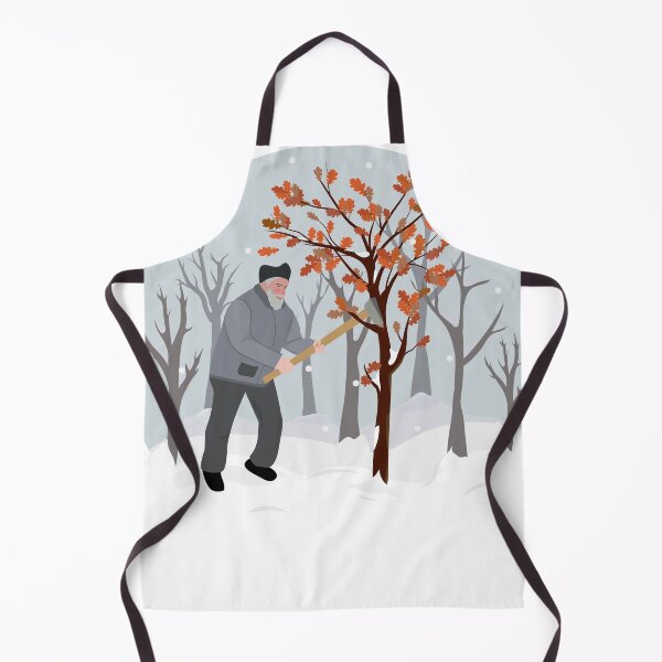 Item preview, man cuting Badnjak  designed and sold by MimmyG.