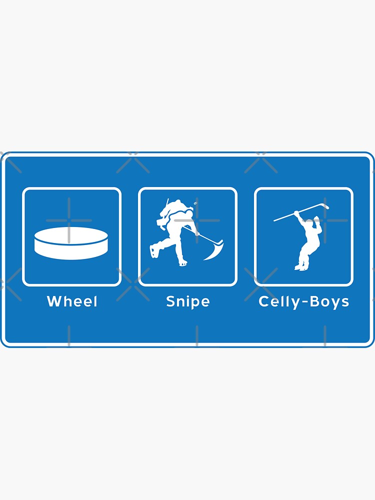 Wheel, Snipe, Celly, Boys! Letterkenny Hockey Inspired by brainthought