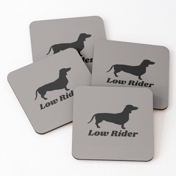 Artikelvorschau, Dackel Hund Low Rider Geschenke entworfen und verkauft von Teez-Me.