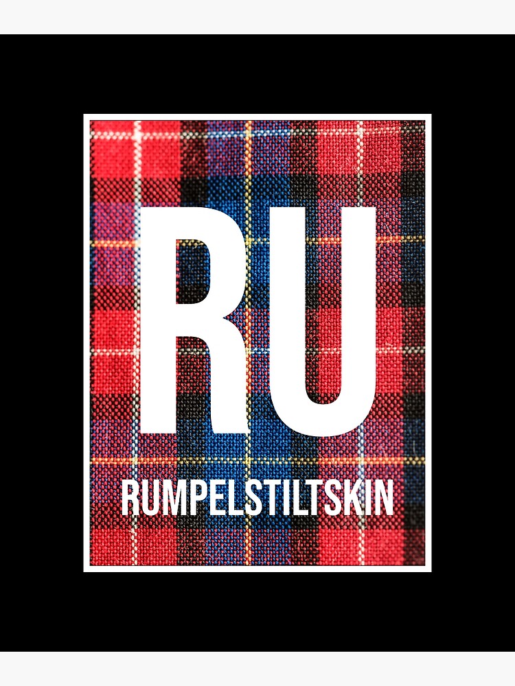 "Rumpelstiltskin Funny Chemistry Periodic Table Science Joke" Poster