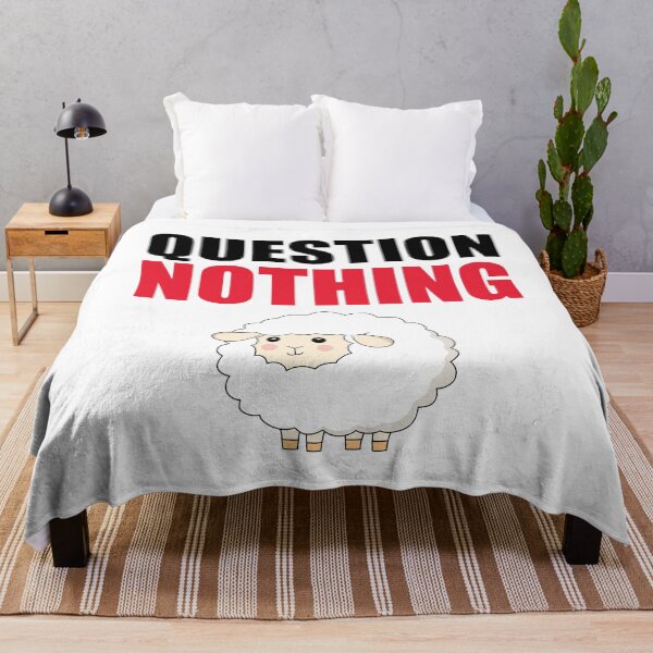 Item preview, Question Nothing Sheep designed and sold by TravelScientist.