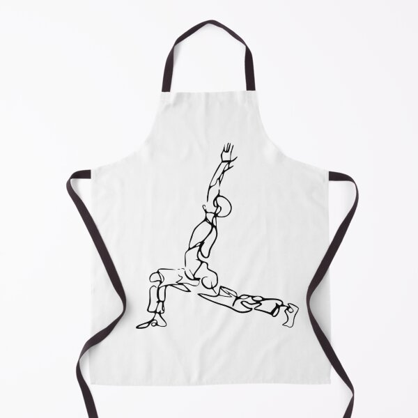 Item preview, Contour Line Yoga-Crescent lunge Pose 1 designed and sold by FranksArtWorld.