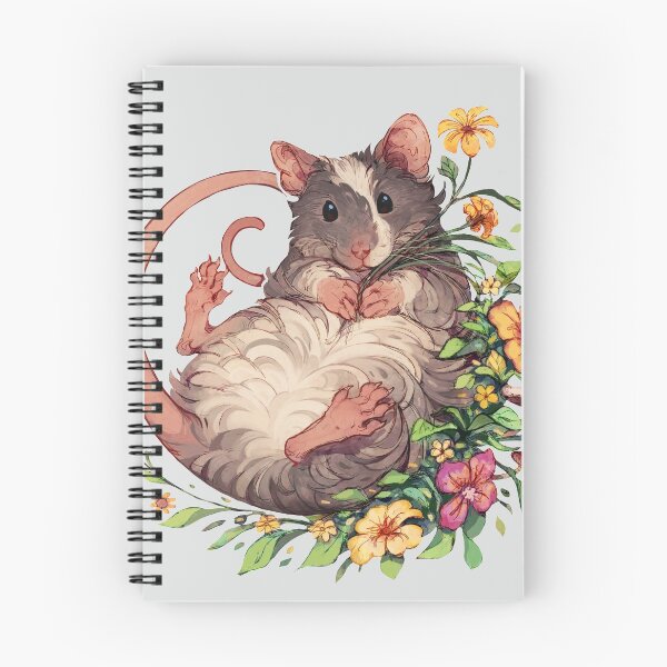 Item preview, Mouse with flowers and plants  designed and sold by Giulialibard.