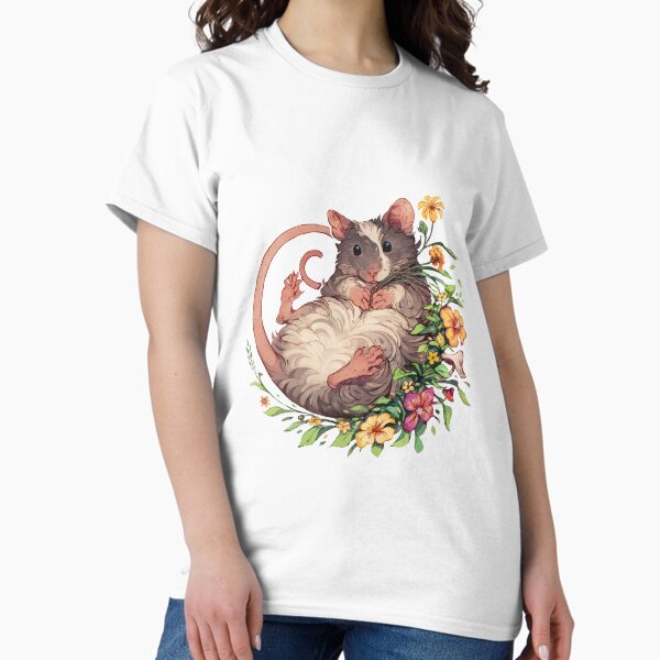 Item preview, Mouse with flowers and plants  designed and sold by Giulialibard.