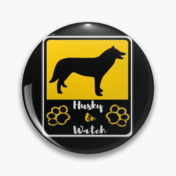 Item preview, Husky On Watch designed and sold by mewsis.